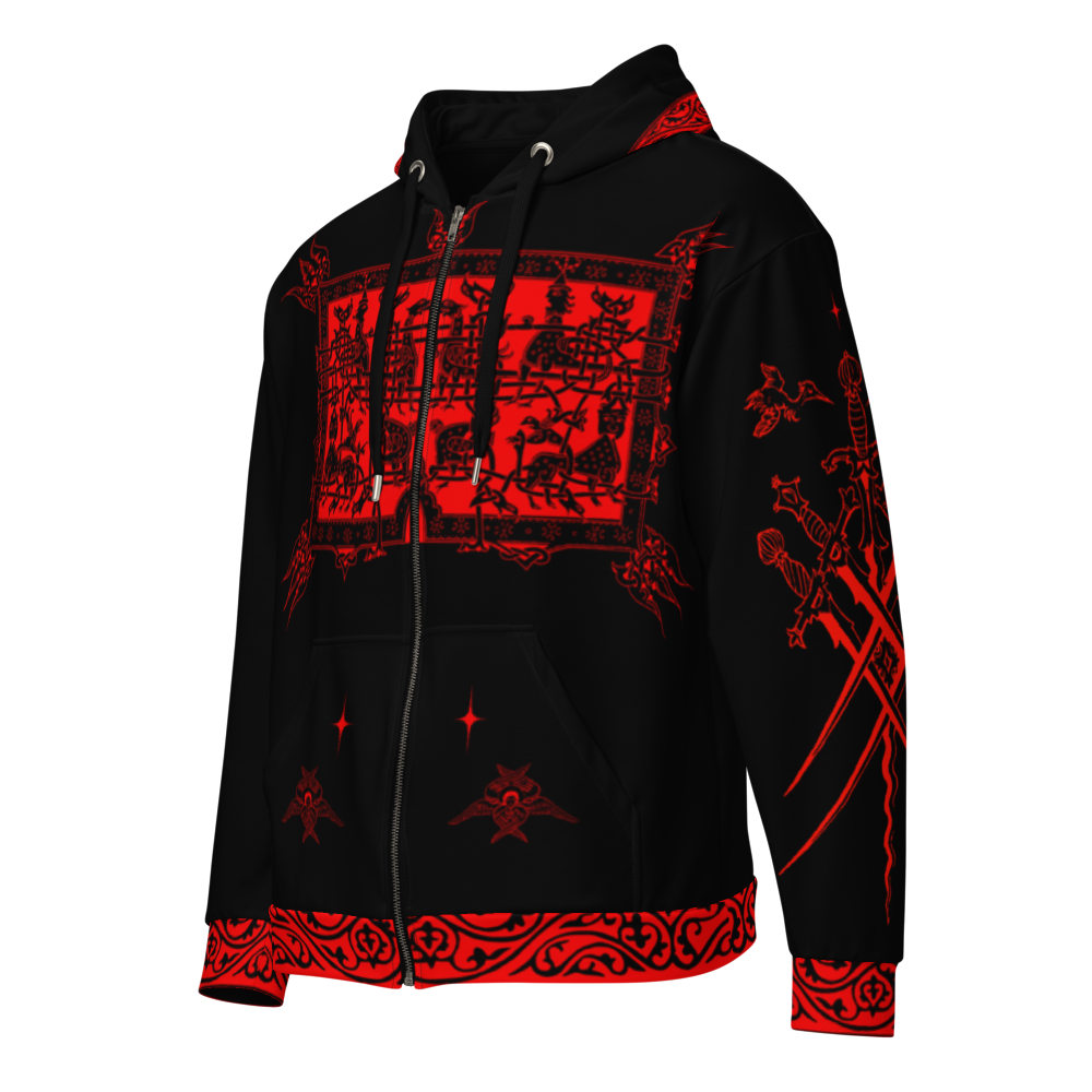 HearEyeAm | EyeF.L.Y Schema Zip Hoodie