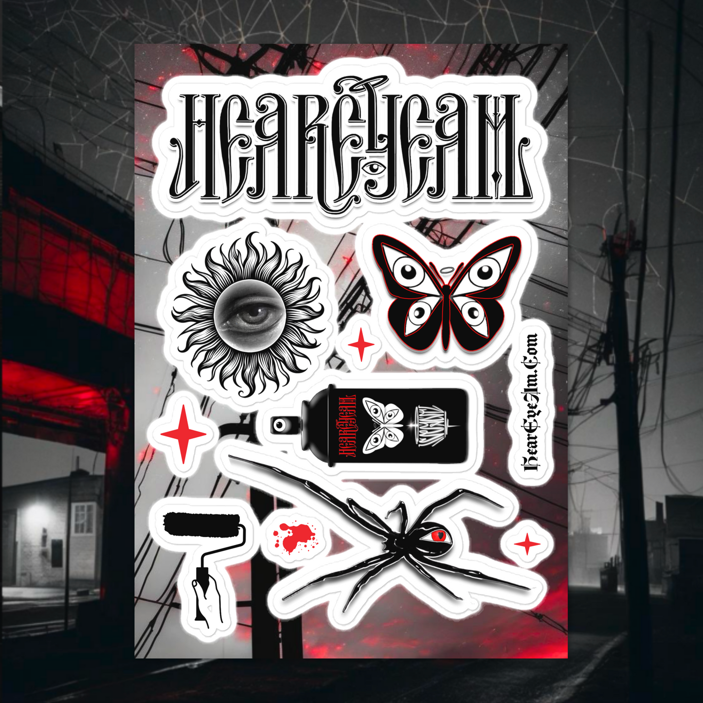 HearEyeAm Sticker Slap Sheet