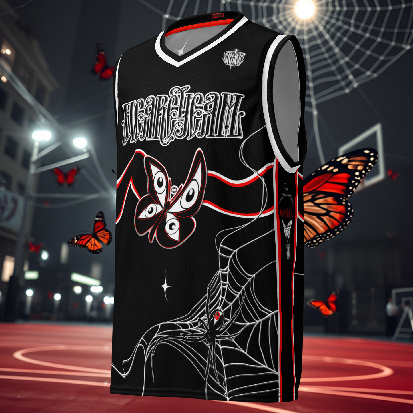 HearEyeAm | EyeF.L.Y Elite Basketball Jersey (Away Black)