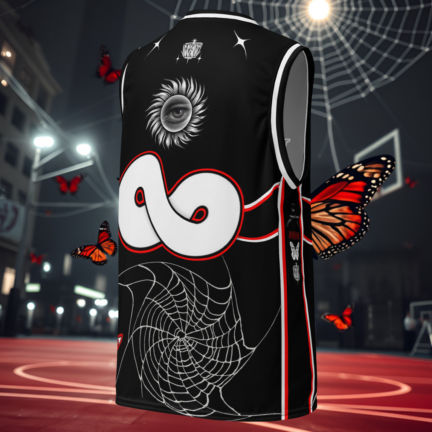 HearEyeAm | EyeF.L.Y Elite Basketball Jersey (Away Black)