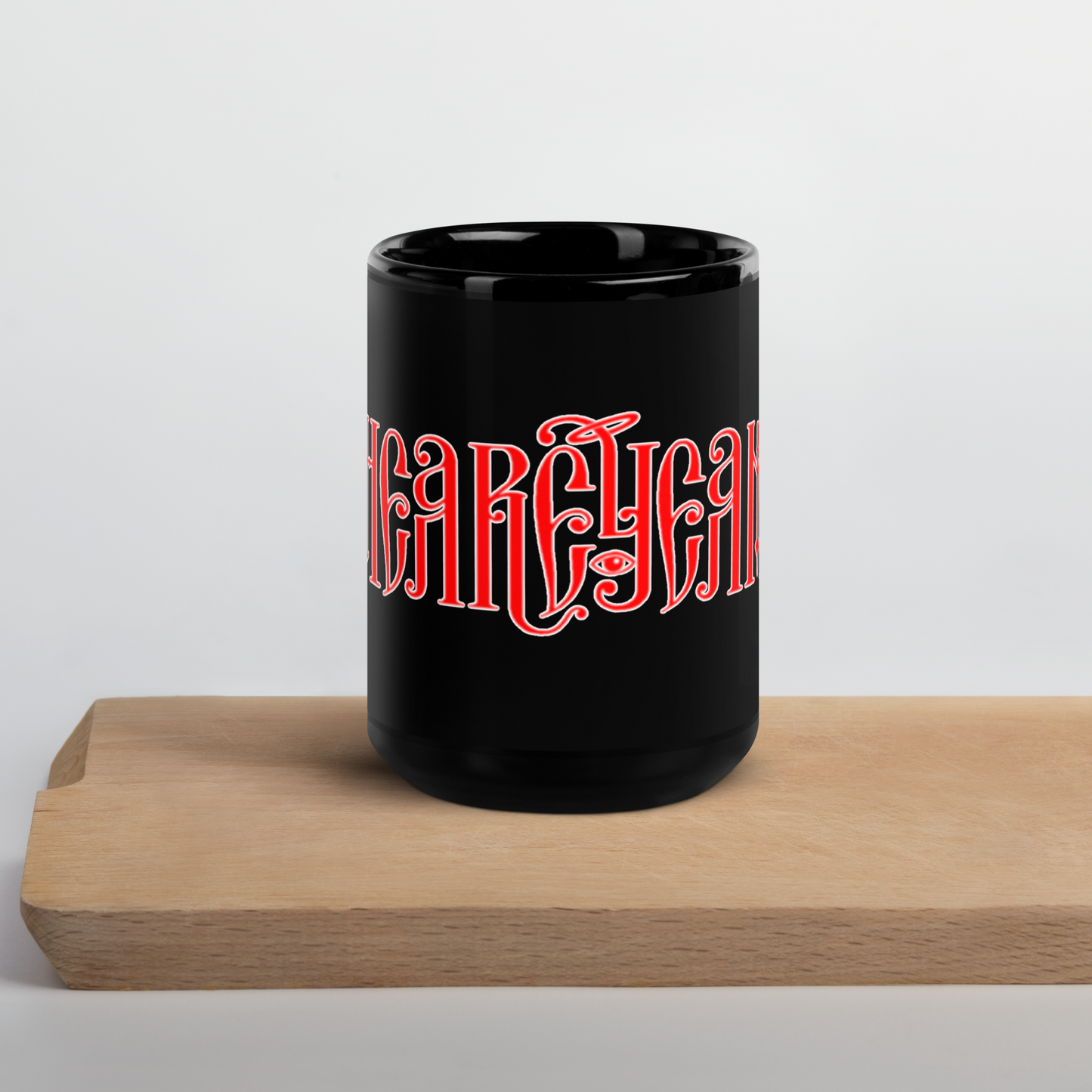 HearEyeAm Black/Red Classic Glossy Mug