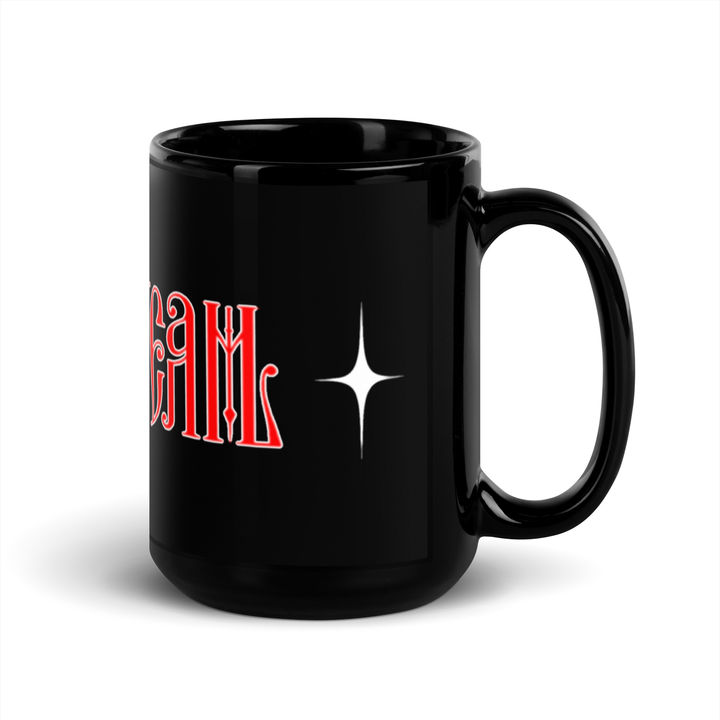 HearEyeAm Black/Red Classic Glossy Mug