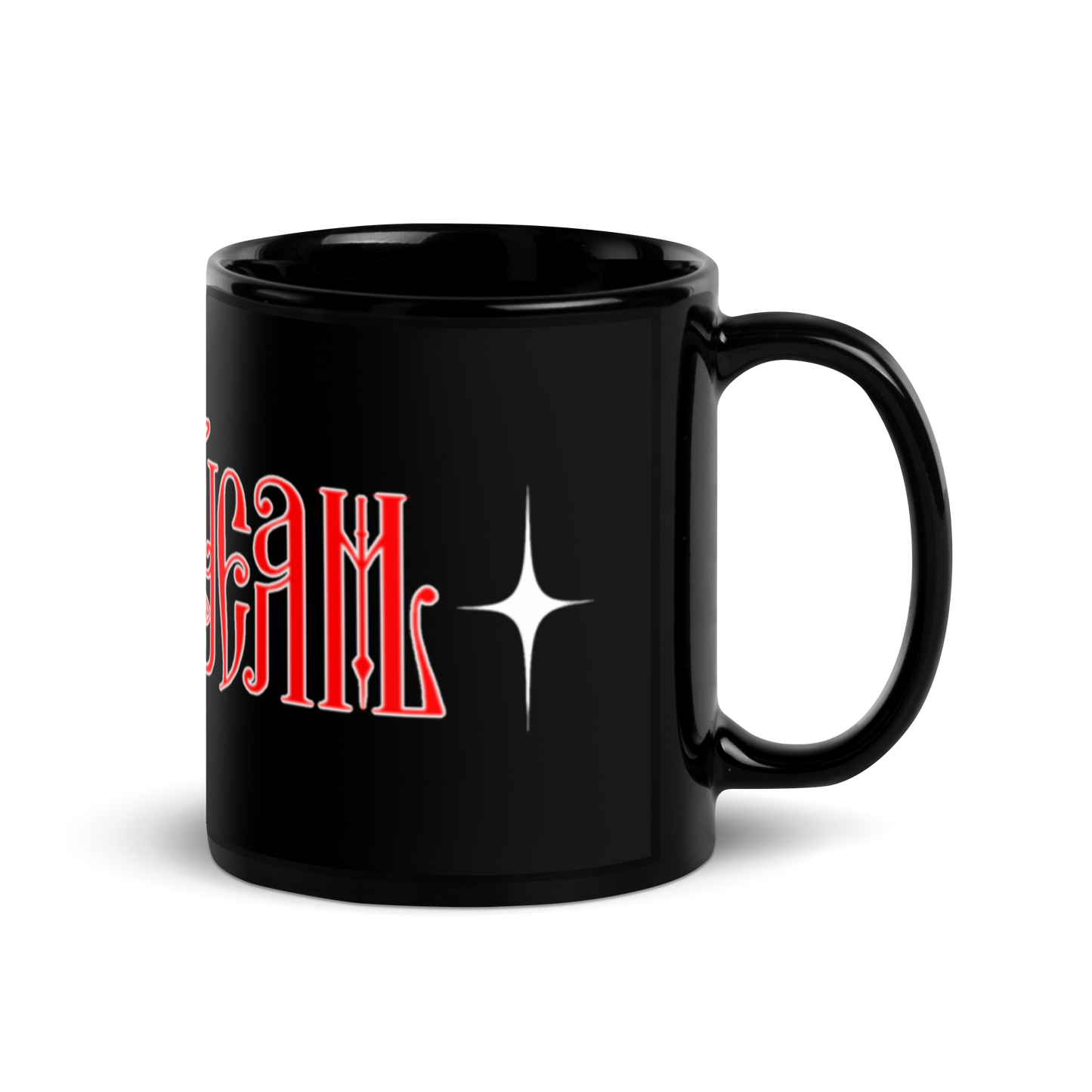 HearEyeAm Black/Red Classic Glossy Mug