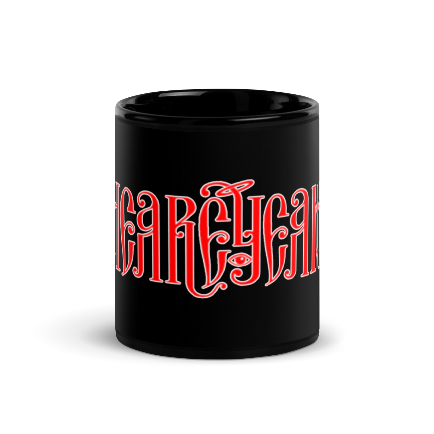 HearEyeAm Black/Red Classic Glossy Mug