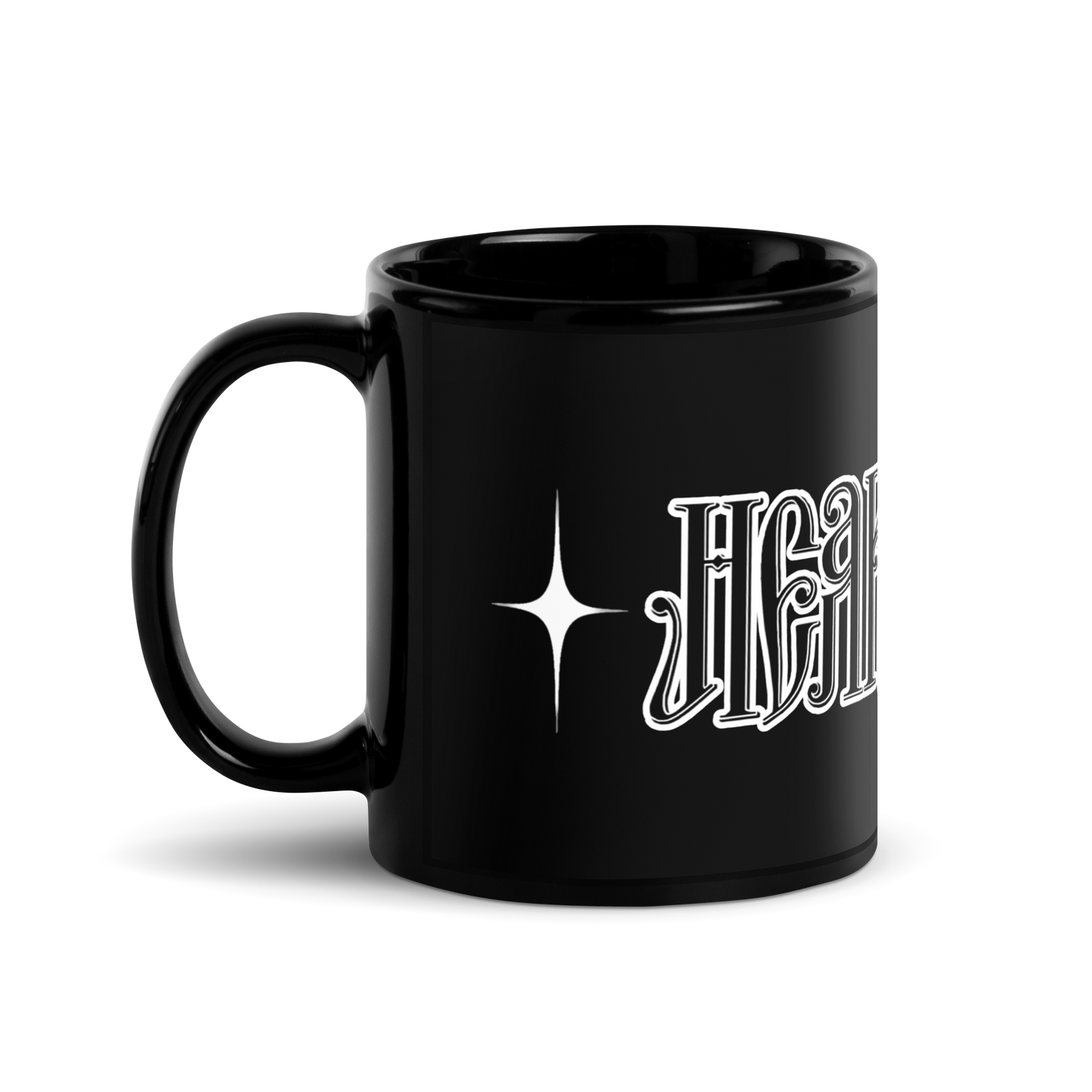 HearEyeAm Black/White Classic Glossy Mug