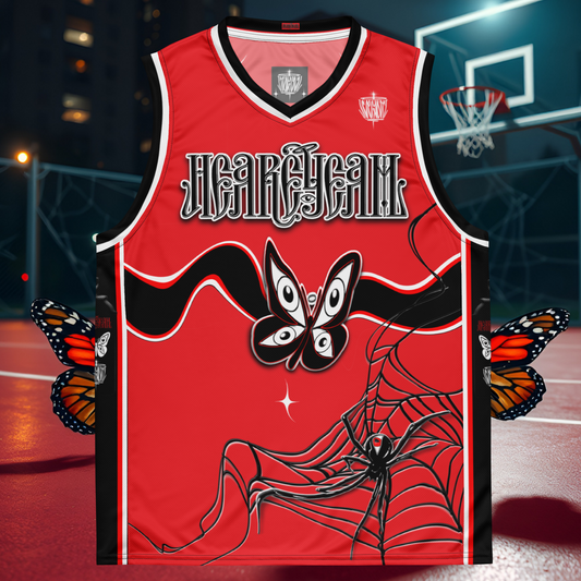 HearEyeAm | EyeF.L.Y Elite Basketball Jersey (Home Red)