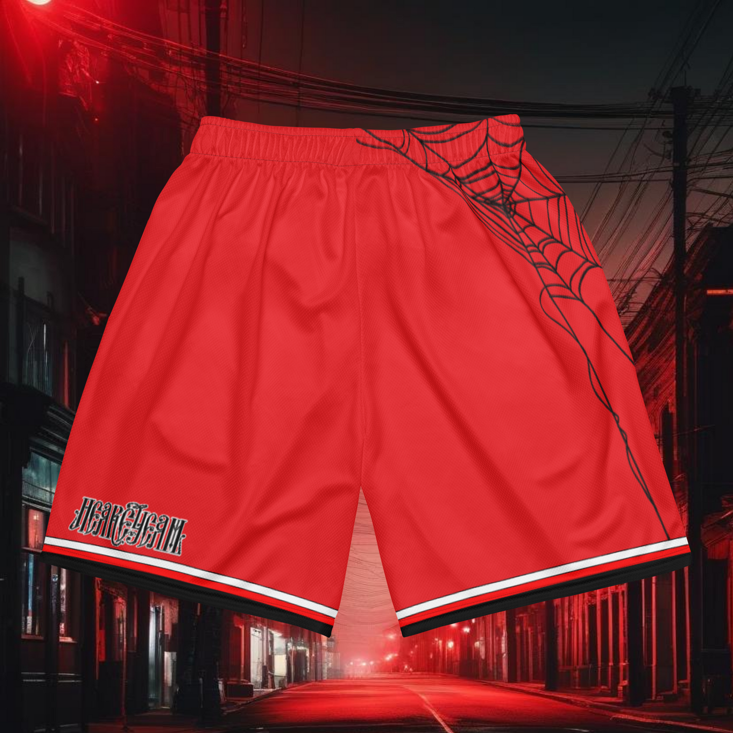 HearEyeAm | EyeF.L.Y Elite Sports Shorts (Web Red)