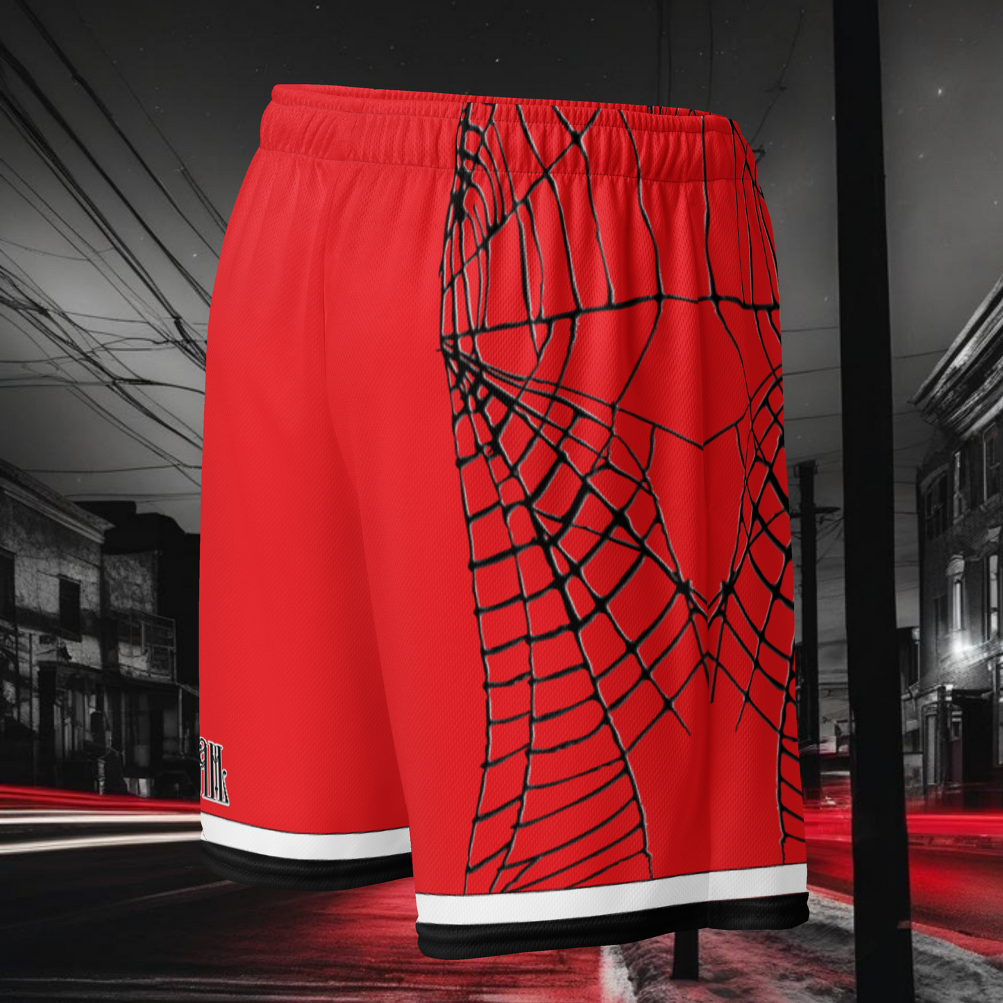 HearEyeAm | EyeF.L.Y Elite Sports Shorts (Red Web)