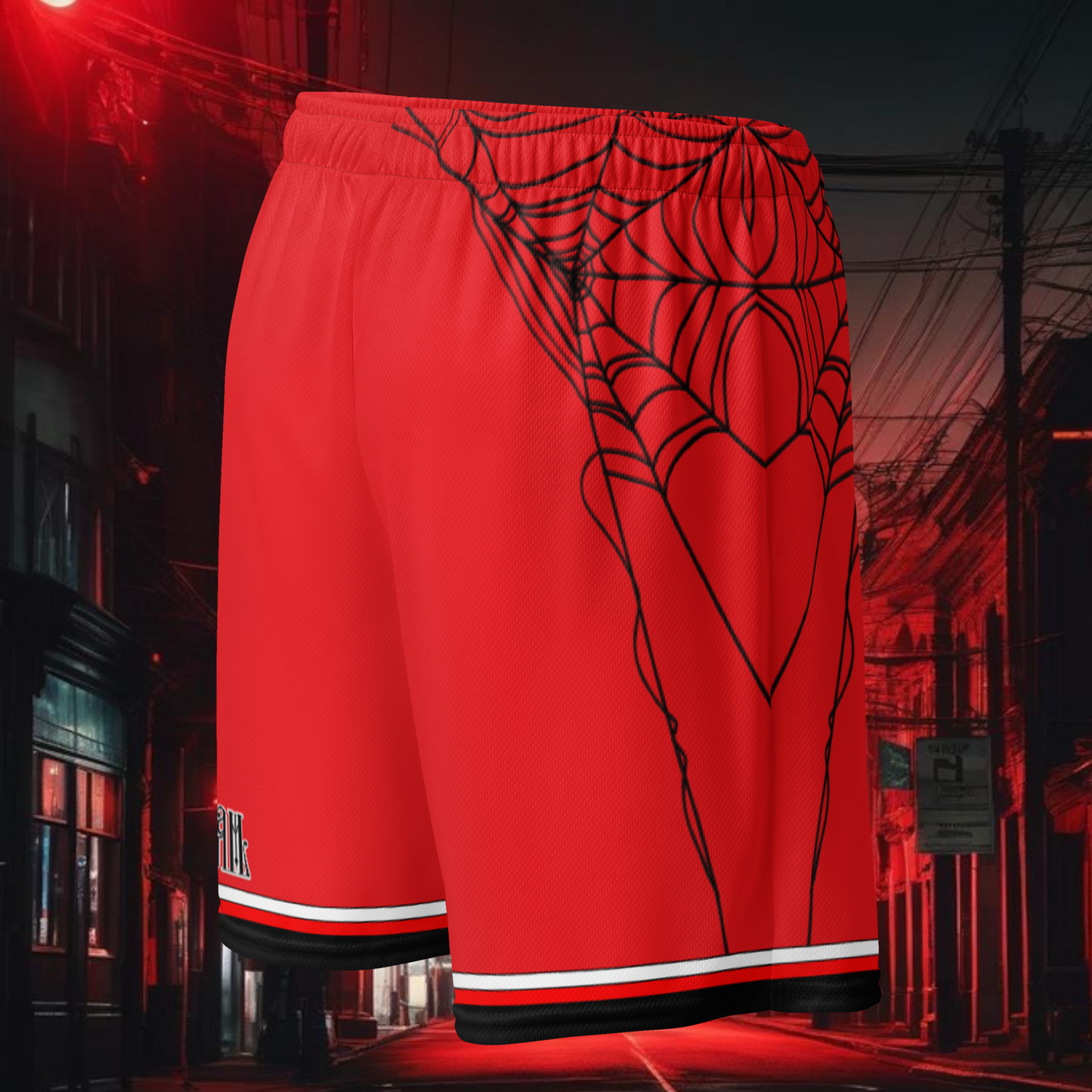 HearEyeAm | EyeF.L.Y Elite Sports Shorts (Web Red)